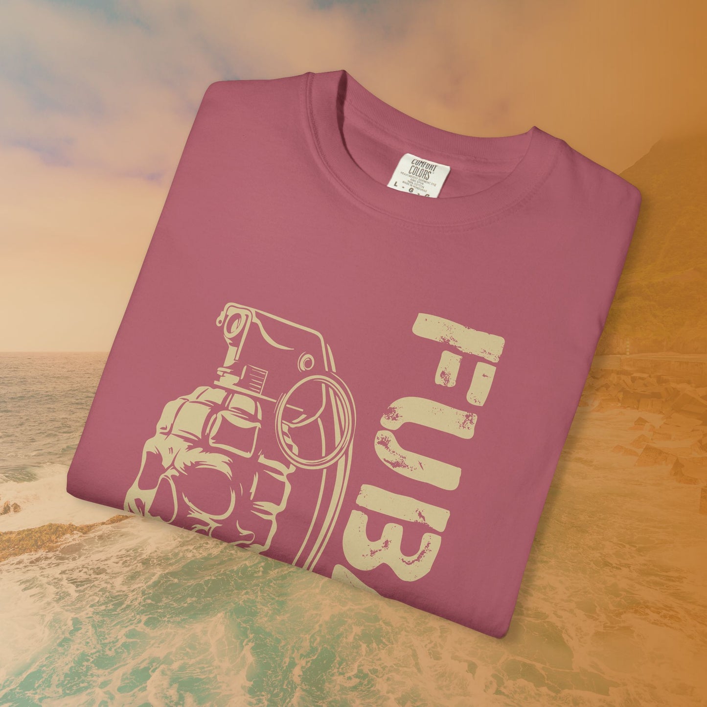 FUBAR Skull Grenade T-Shirt | Military Slang Veteran Gift | Grunge Dark Aesthetic Apparel