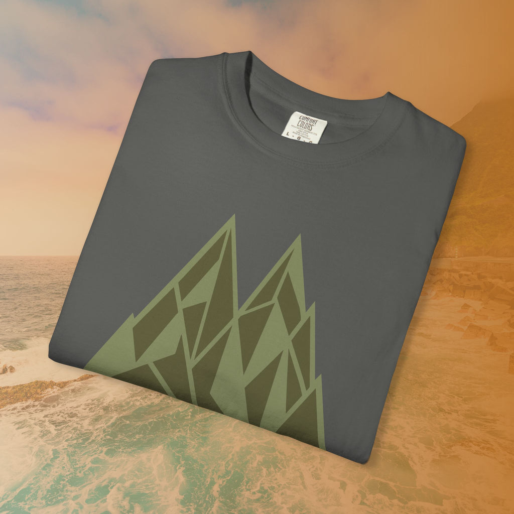 Get Lost Retro Geometric Mountain T-Shirt