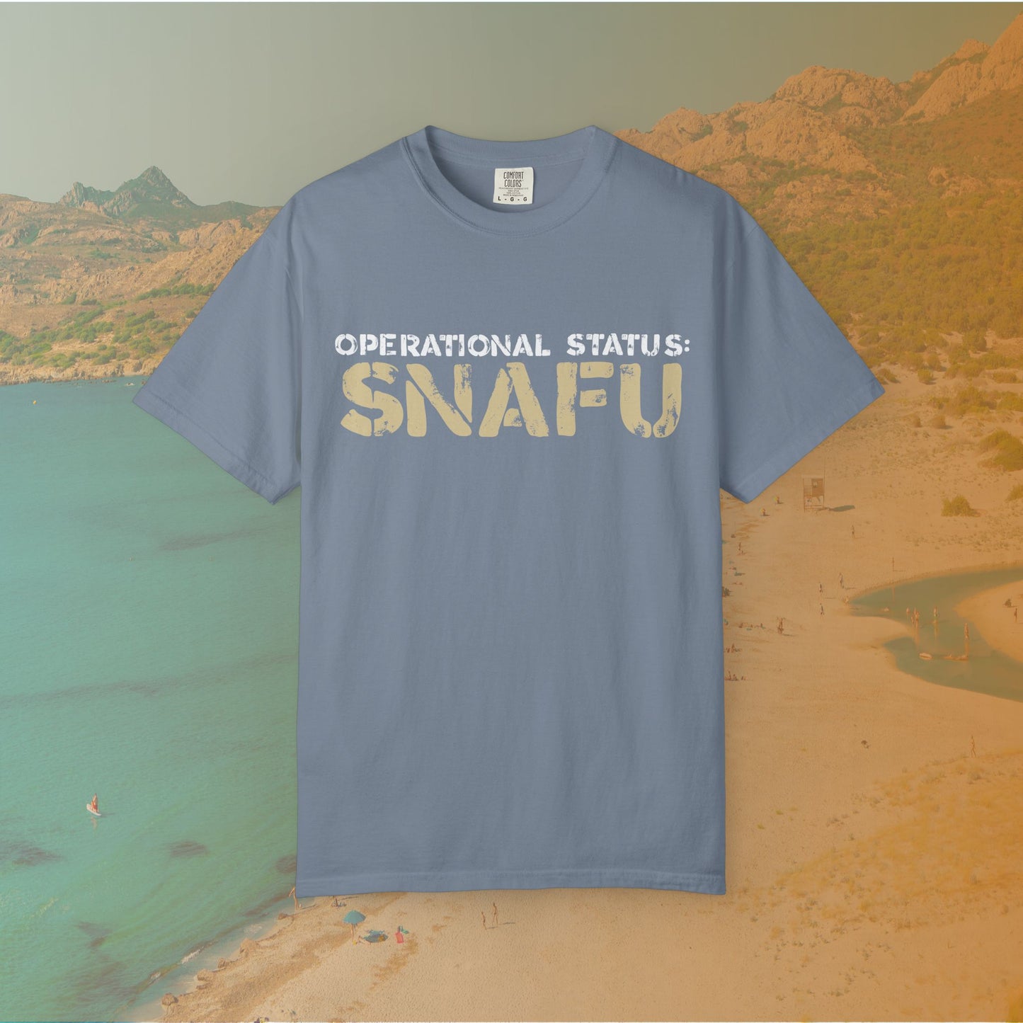 Operational Status: SNAFU T-Shirt | Sarcastic Humor Shirt for Veterans