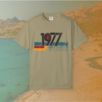 1977 Gen X Shirt | Raised on Hose Water and Neglect | Funny Retro Birth Year Tee