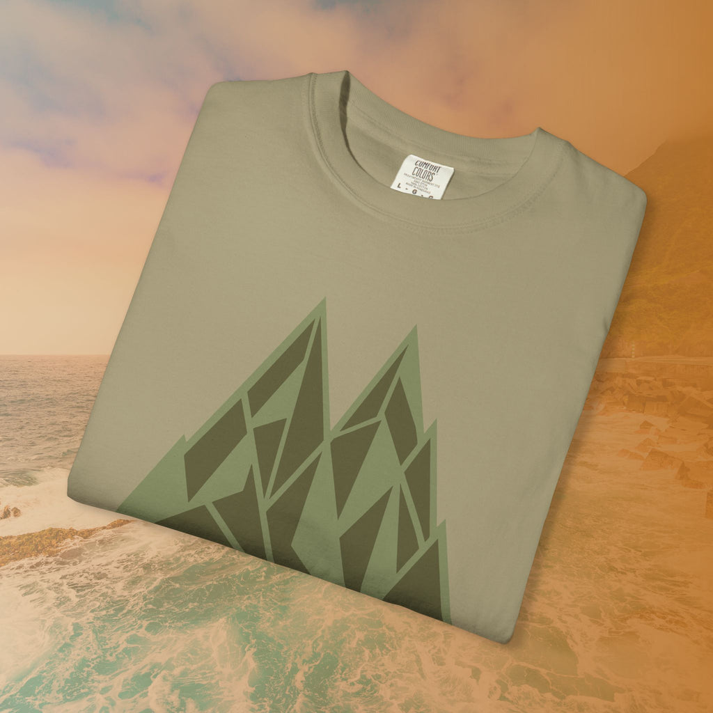 Get Lost Retro Geometric Mountain T-Shirt