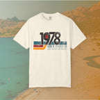 1978 Gen X Shirt | Raised on Hose Water and Neglect | Funny Retro Birth Year Tee