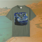 Dragon in Starry Night T-Shirt | Van Gogh Fantasy Art Graphic Tee | Aesthetic Fine Art Dragoncore Mythical Gift