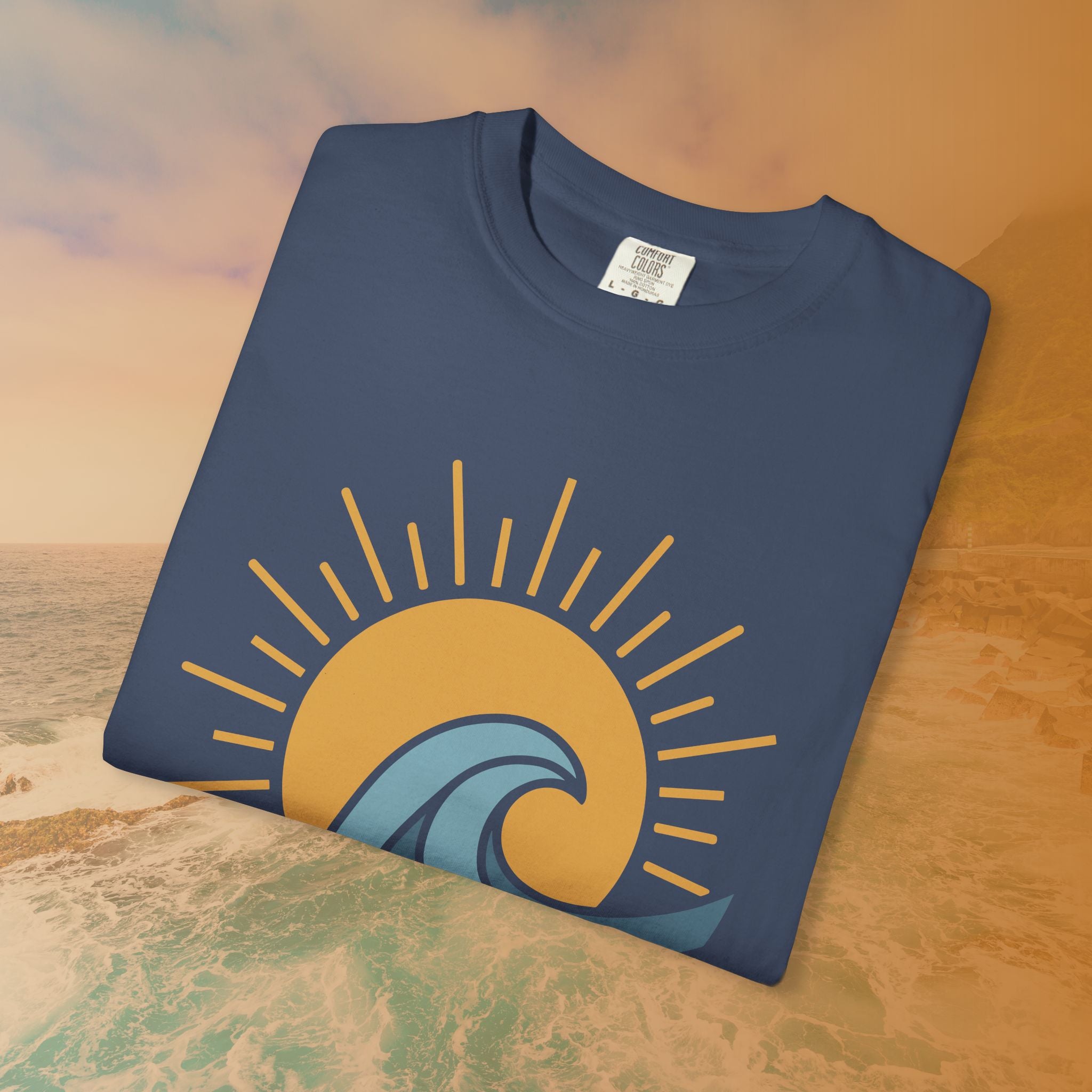 Sun Surf and Waves Graphic T-Shirt