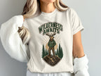 T-shirt with graphic of deer