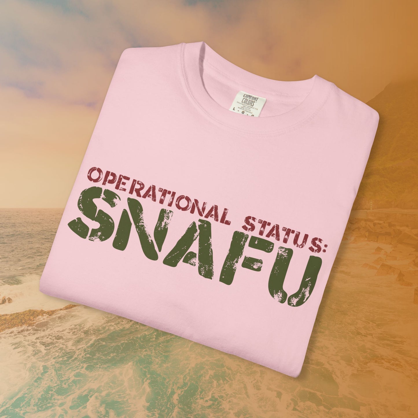 Operational Status: SNAFU T-Shirt | Sarcastic Humor Shirt for Veterans