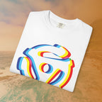 45 Vinyl Adapter Glitch T-Shirt | Retro DJ Music Tee