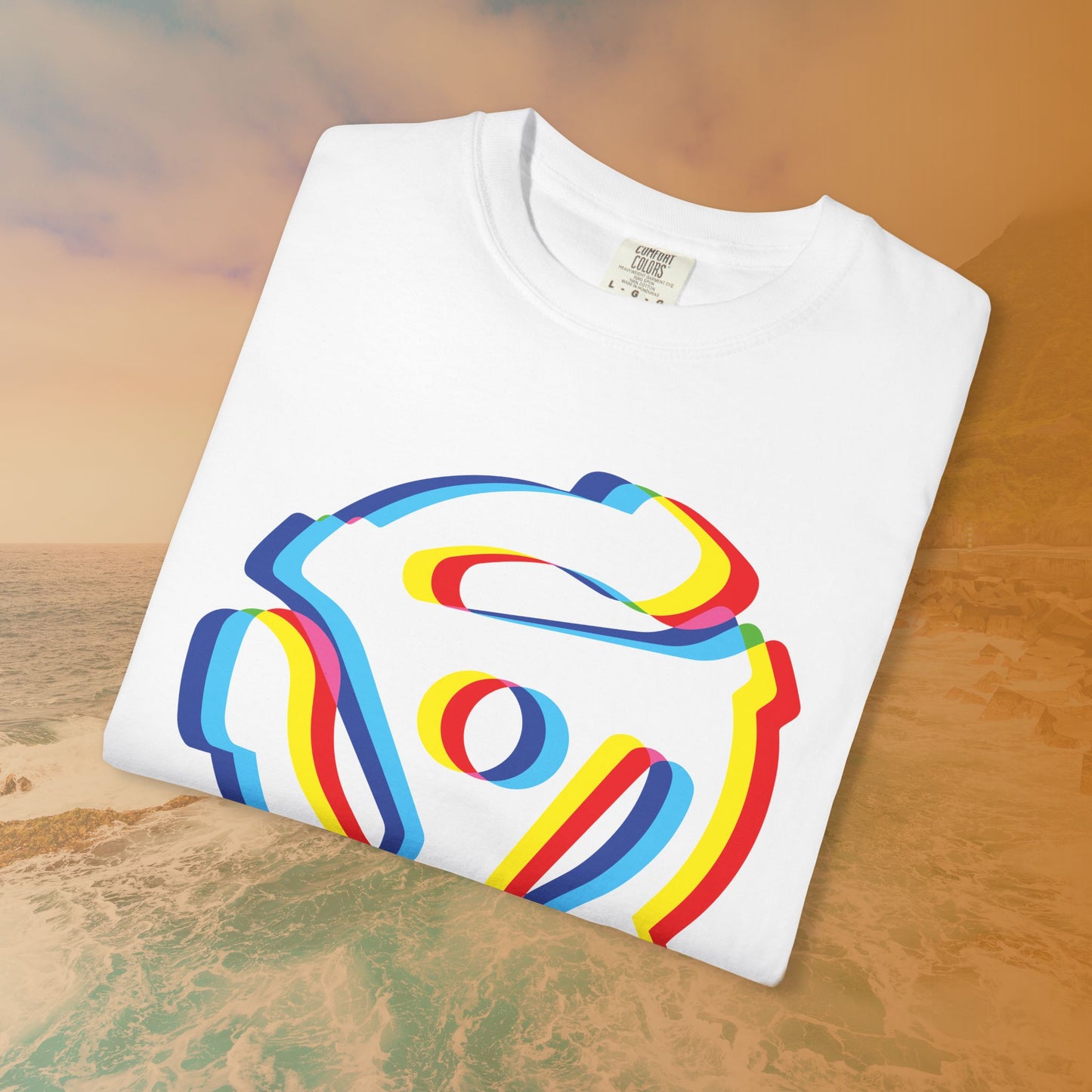 45 Vinyl Adapter Glitch T-Shirt | Retro DJ Music Tee