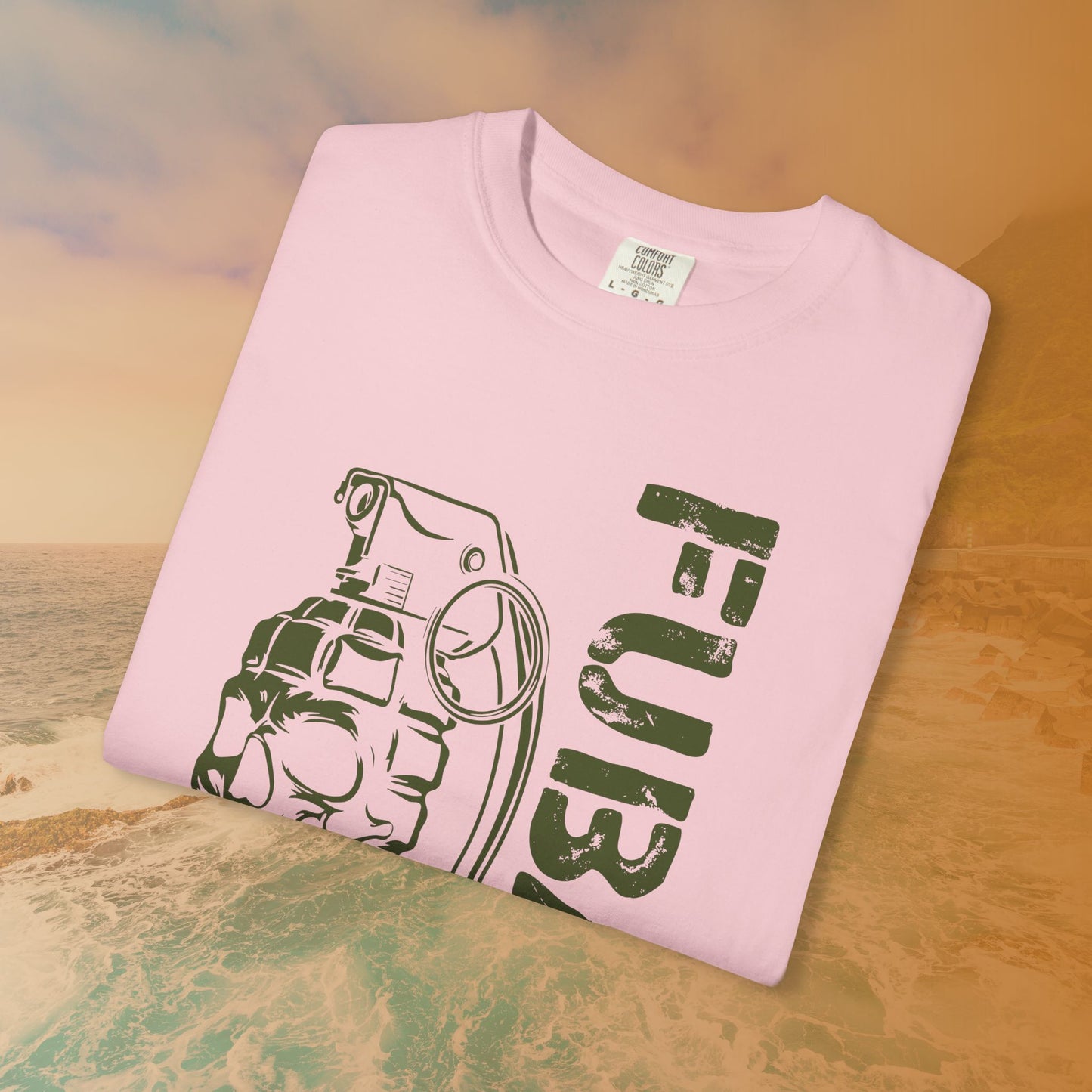 FUBAR Skull Grenade T-Shirt | Military Slang Veteran Gift | Grunge Dark Aesthetic Apparel