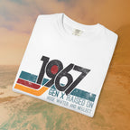 1967 Gen X Shirt | Raised on Hose Water and Neglect | Funny Retro Birth Year Tee