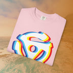 45 Vinyl Adapter Glitch T-Shirt | Retro DJ Music Tee