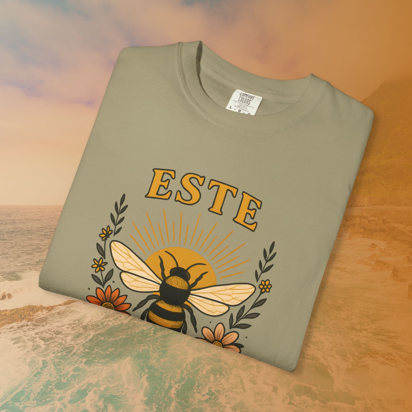 "ESTE BENIGNI" (Be Kind) T-Shirt | Vintage Groovy Bee Graphic Tee