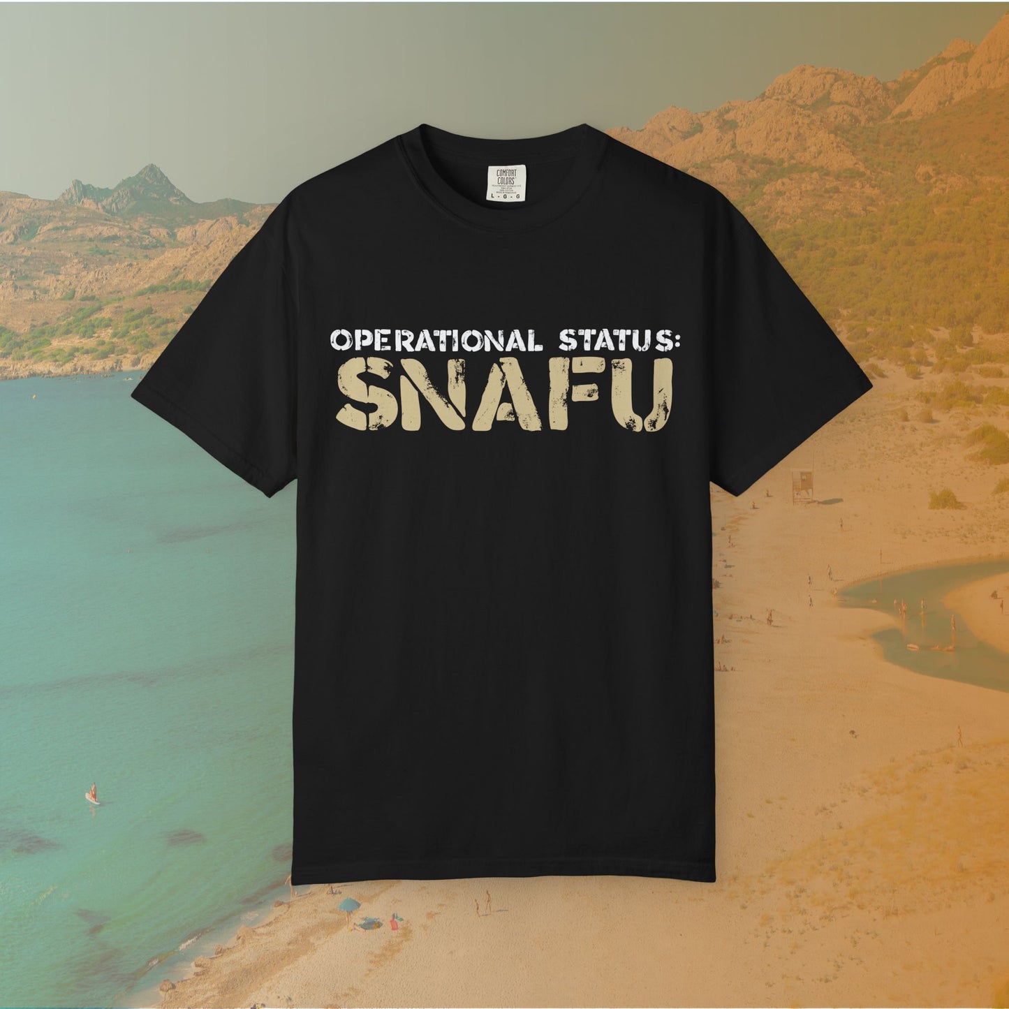 Operational Status: SNAFU T-Shirt | Sarcastic Humor Shirt for Veterans