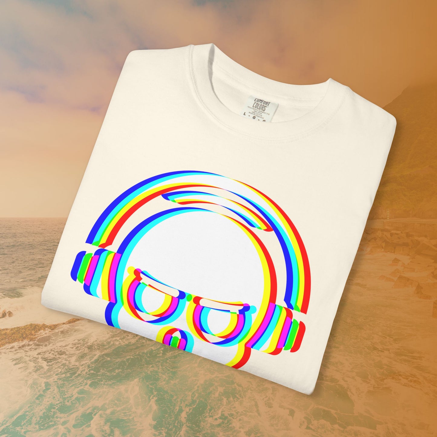 Rave DJ Skull T-Shirt | EDM Rave Cyberpunk Tee