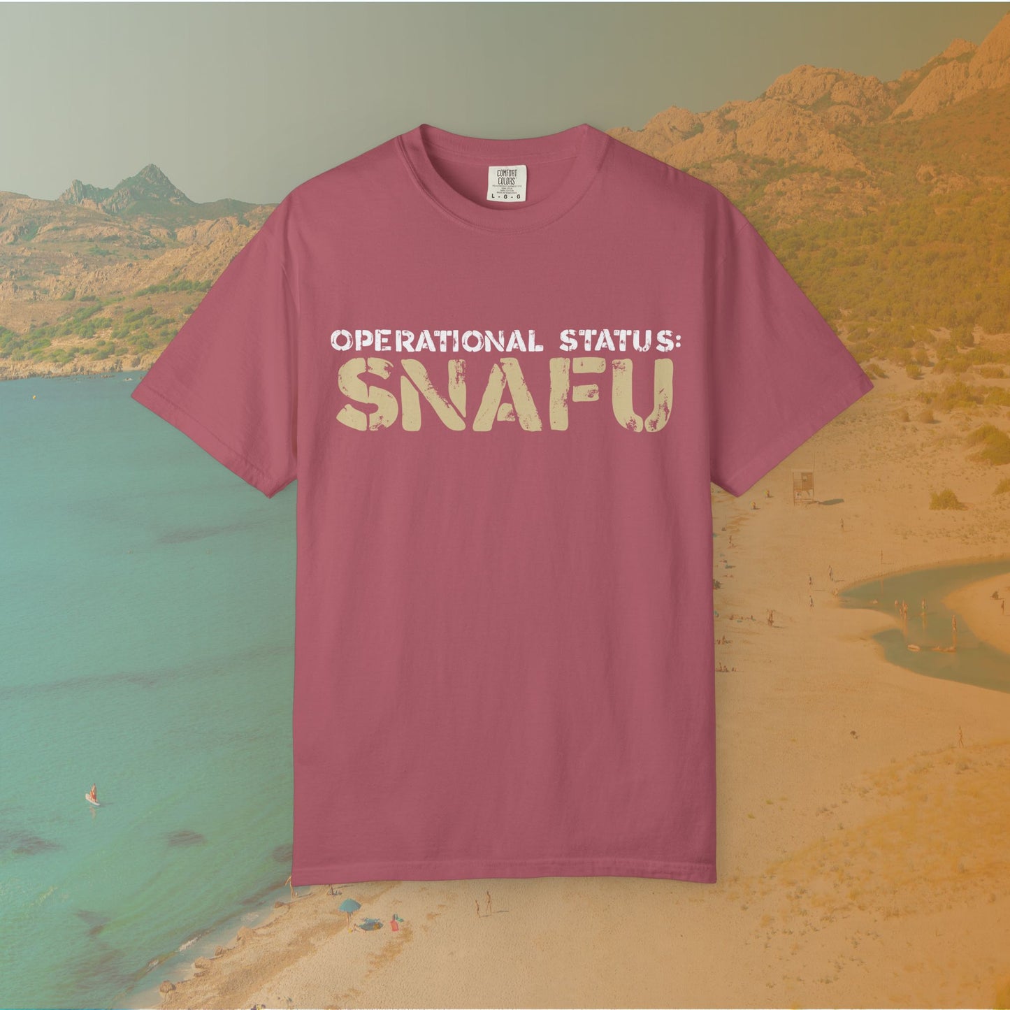 Operational Status: SNAFU T-Shirt | Sarcastic Humor Shirt for Veterans