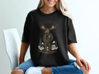 Black t-shirt with moose graphic and text "Ive Seen Some Things".