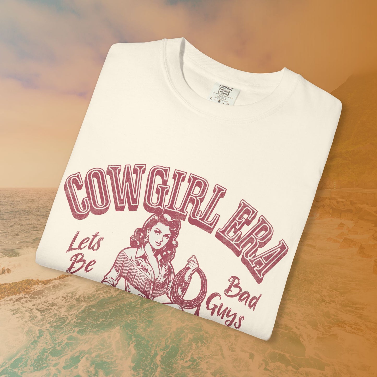 Cowgirl Era Pinup T-Shirt | Rockabilly Rodeo Cowgirl Gift