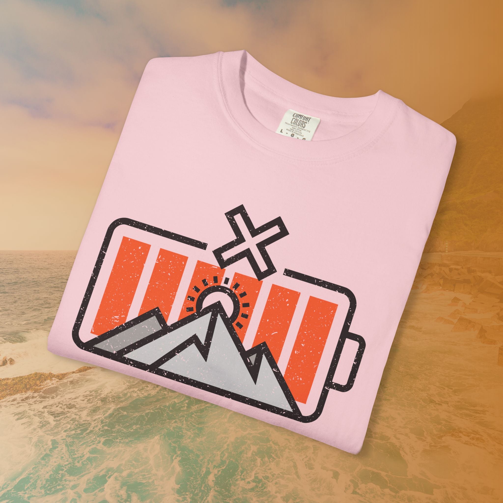 Off The Grid Retro Battery T-Shirt