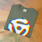 45 Vinyl Adapter Glitch T-Shirt | Retro DJ Music Tee