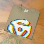 45 Vinyl Adapter Glitch T-Shirt | Retro DJ Music Tee