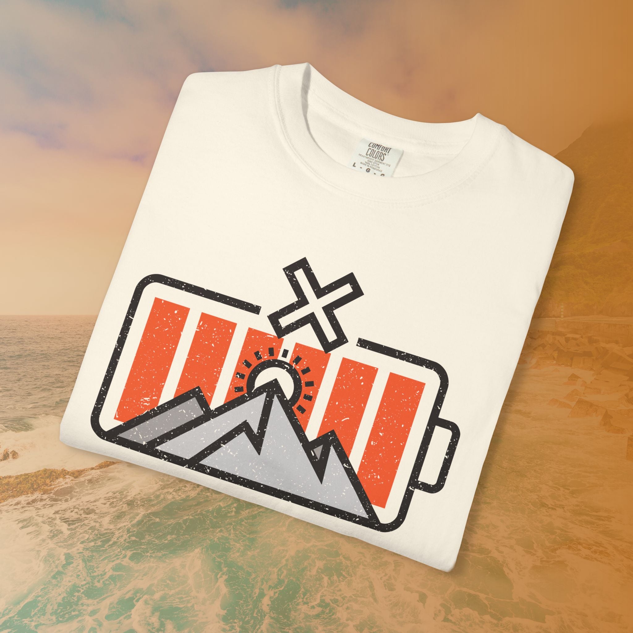 Off The Grid Retro Battery T-Shirt