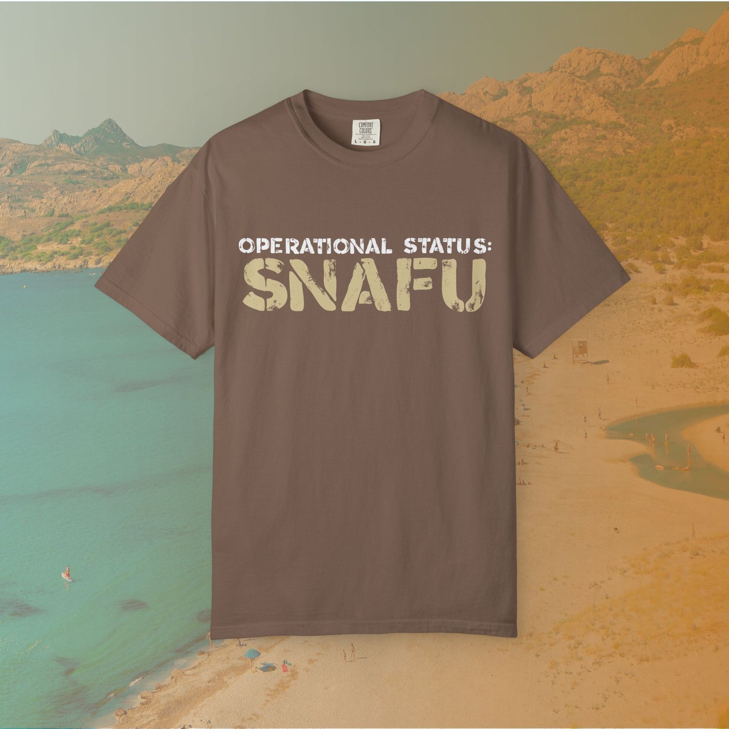 Operational Status: SNAFU T-Shirt | Sarcastic Humor Shirt for Veterans