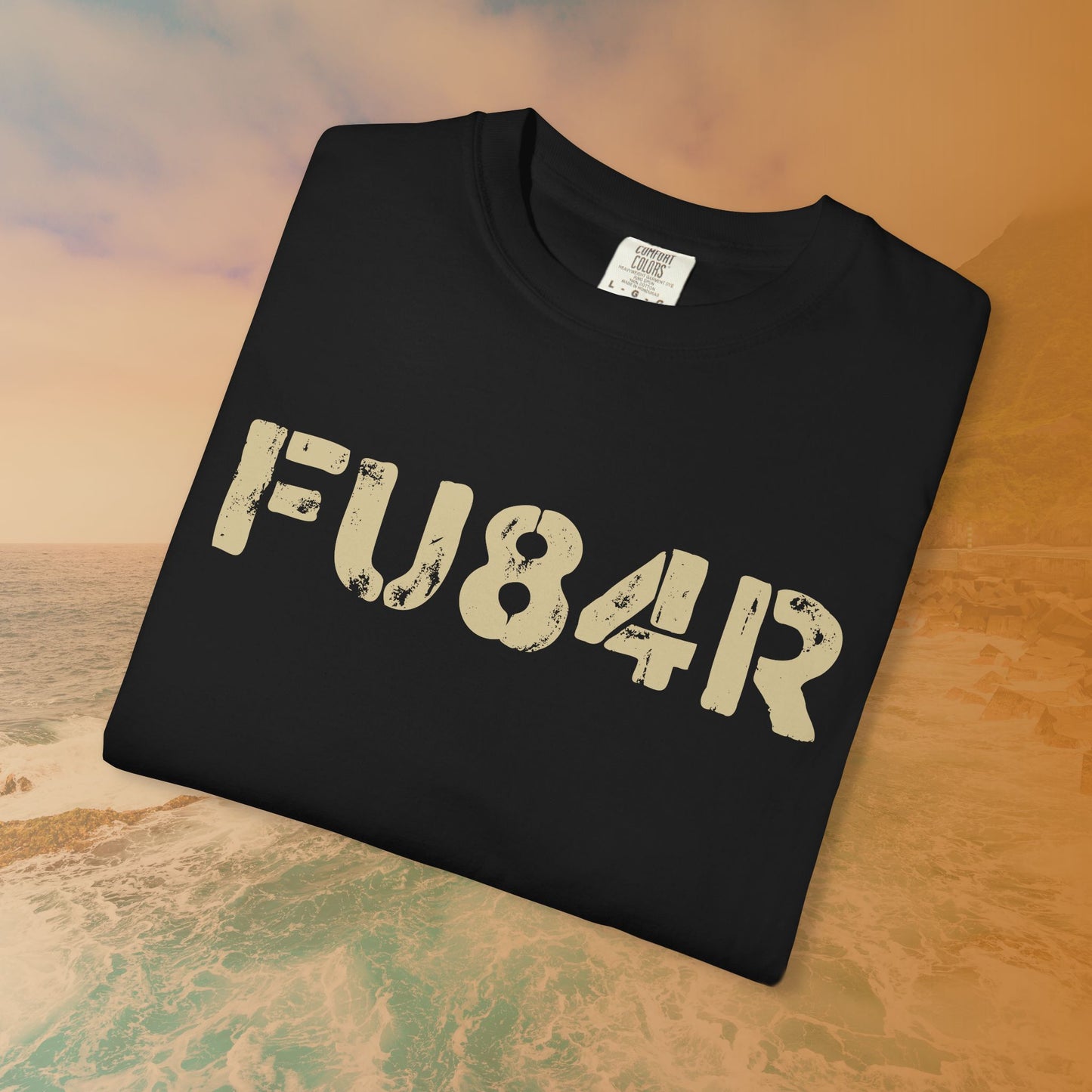 FUBAR (FU84R) T-Shirt | ADHD Humor Disorganized Life Slogan Tee | Military Slang Distressed Graphic