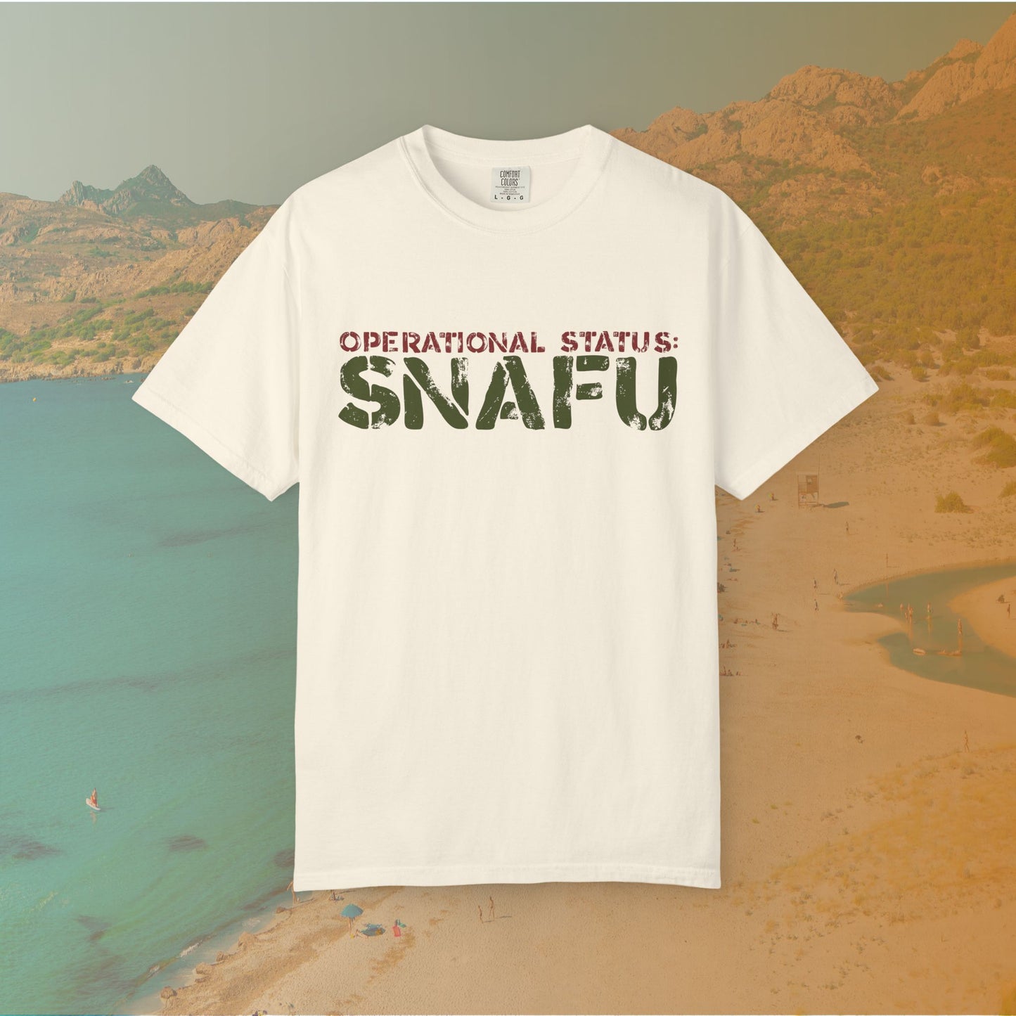Operational Status: SNAFU T-Shirt | Sarcastic Humor Shirt for Veterans