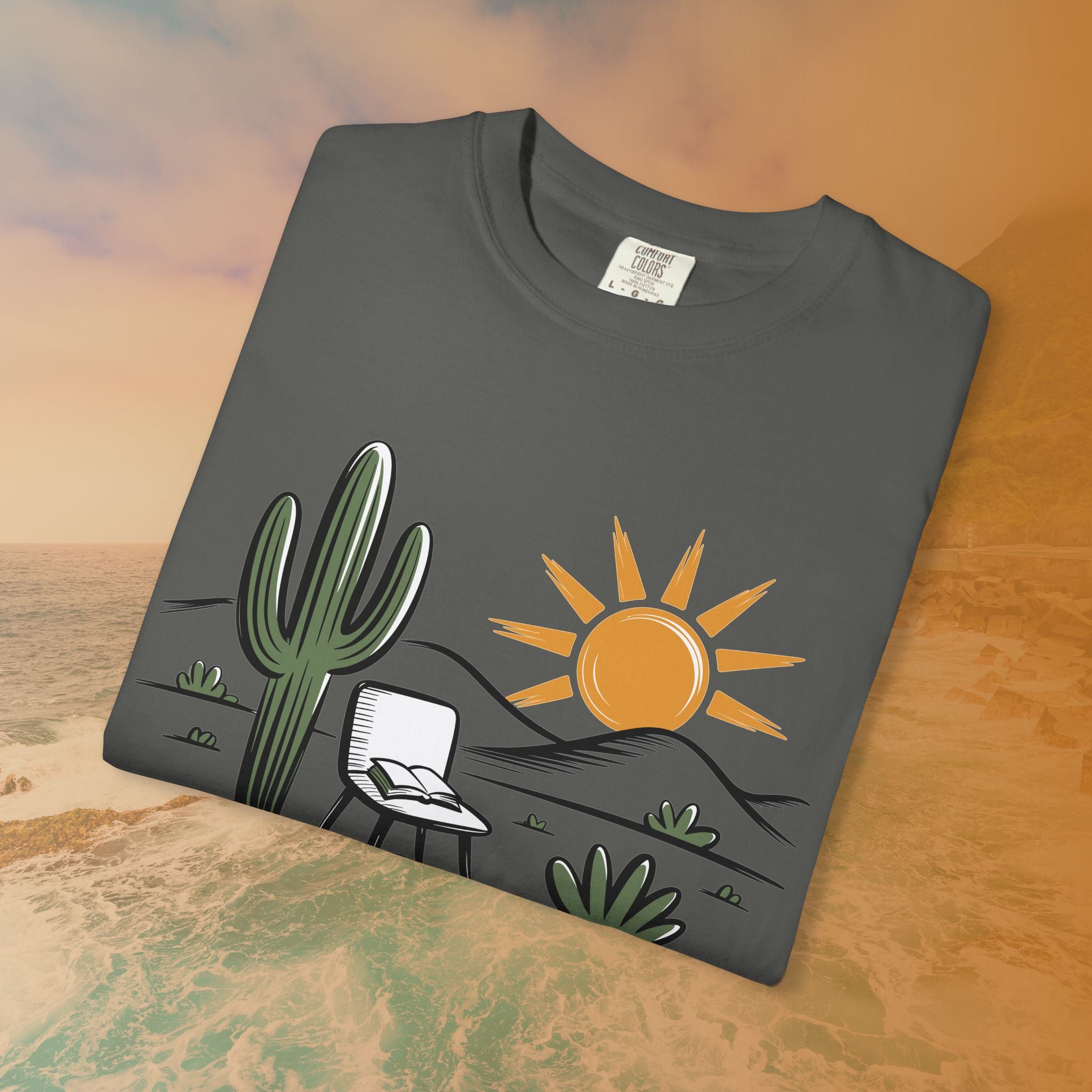 Mindful Cactus & Sun Scene T-Shirt