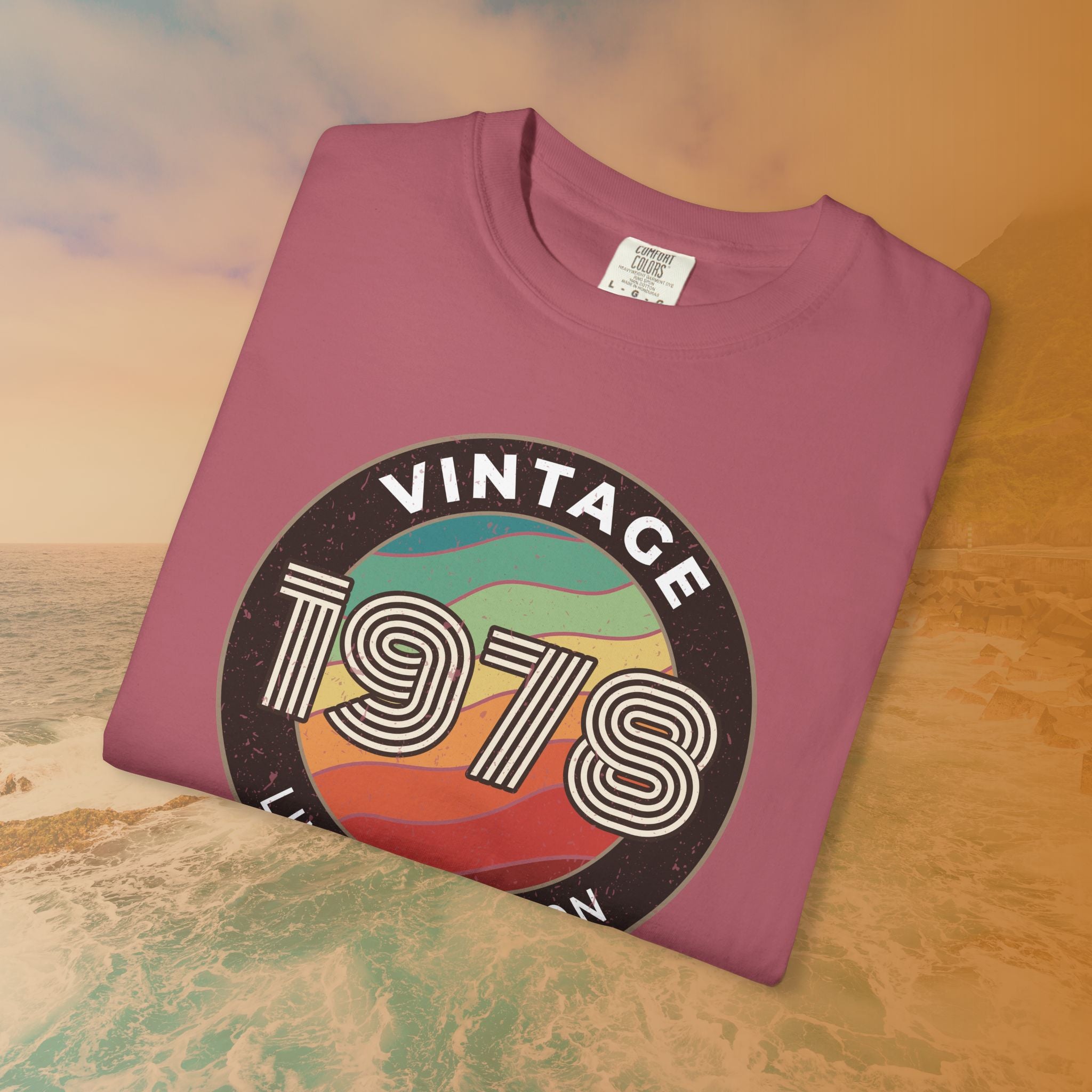 Vintage 1978 Limited Edition T-Shirt | Retro 1978 Birthday Gift for Men & Women