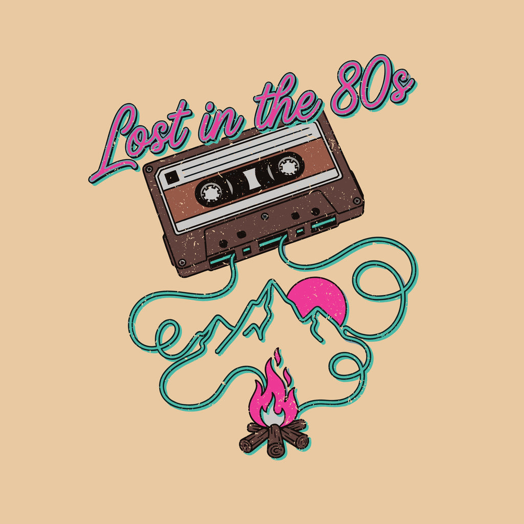 Lost in the 80s Retro Cassette T-Shirt