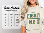 Comfort Colors 1717 heavyweight t-shirt size chart with measurements in inches.