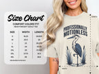 Size chart for Comfort Colors 1717 heavyweight adult tee, featuring measurements.