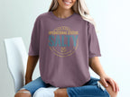 Purple t-shirt with "Operational Status Salty" text and anchor logo.
