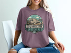 Seal wearing sunglasses on a dock with text "PROFESSIONALLY UNBOTHERED".