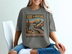 T-shirt with "Desert to Mountains Southwest USA" graphic of a winding road and mountains.