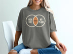 T-shirt with Venn diagram text "High Tide Canceled My Plans"
